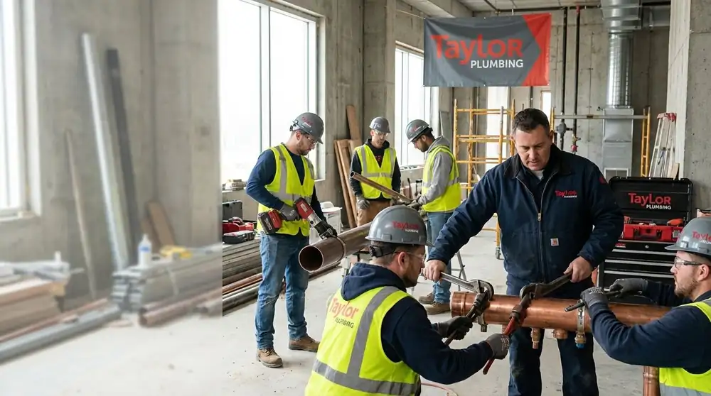 Auckland plumber at work